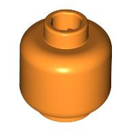 Lego hlava, oranžová (4162795, 4511896, 4609103, 6078006)